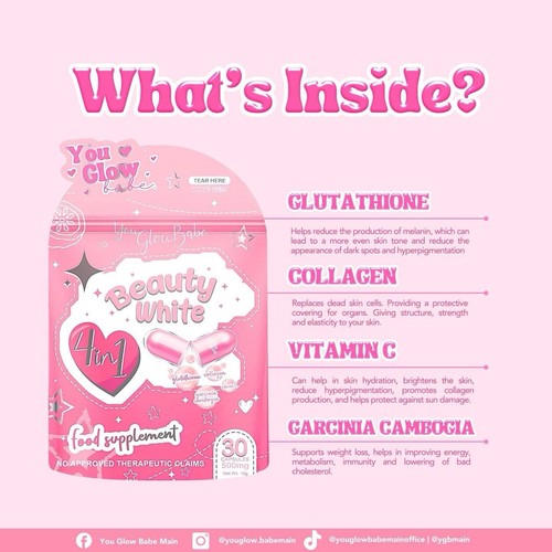 Beauty white glutathione - beauty,