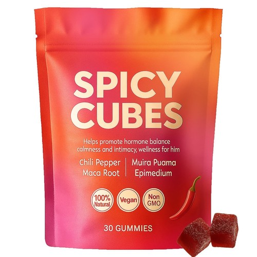 Spicy cubes hot peach - spicy,
